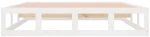 vidaXL Πλαίσιο Κρεβατιού Λευκό 120x190 εκ. Ξύλο 4FT Small Double 120 x 190 cm Λευκό