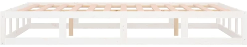 vidaXL Πλαίσιο Κρεβατιού Λευκό 120x190 εκ. Ξύλο 4FT Small Double 120 x 190 cm Λευκό