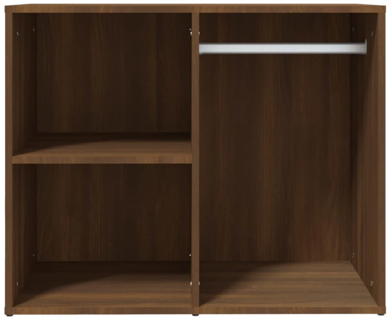 vidaXL Ντουλάπι Γυαλιστερό Καφέ Δρυς 80x40x65 εκ. Επεξεργασμένο Ξύλο N/A Καφέ