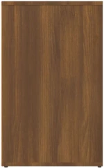 vidaXL Ντουλάπι Γυαλιστερό Καφέ Δρυς 80x40x65 εκ. Επεξεργασμένο Ξύλο N/A Καφέ