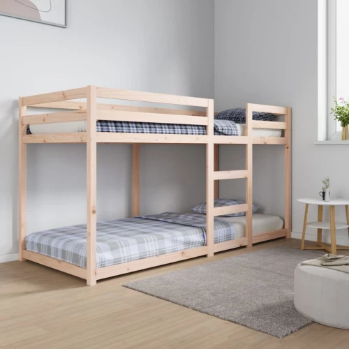 vidaXL Κουκέτα 80 x 200 εκ. από Μασίφ Ξύλο Πεύκου 80 x 200 cm Καφέ