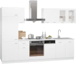 vidaXL Σετ Ντουλάπια Κουζίνας 8 Τεμαχίων Λευκό Μοριοσανίδα  Λευκό