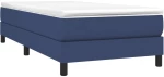 vidaXL Πλαίσιο Κρεβατιού Boxspring Μπλε 100x200 εκ. Υφασμάτινο 100 x 200 cm Μπλε