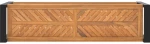 vidaXL Παγκάκι 120 εκ. από Μασίφ Ξύλο Teak 120 cm Λευκό