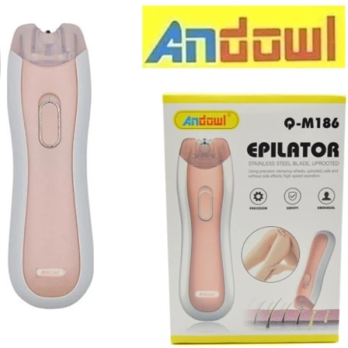 Αποτριχωτική μηχανή μπαταρίας ροζ Q-M186 ANDOWL