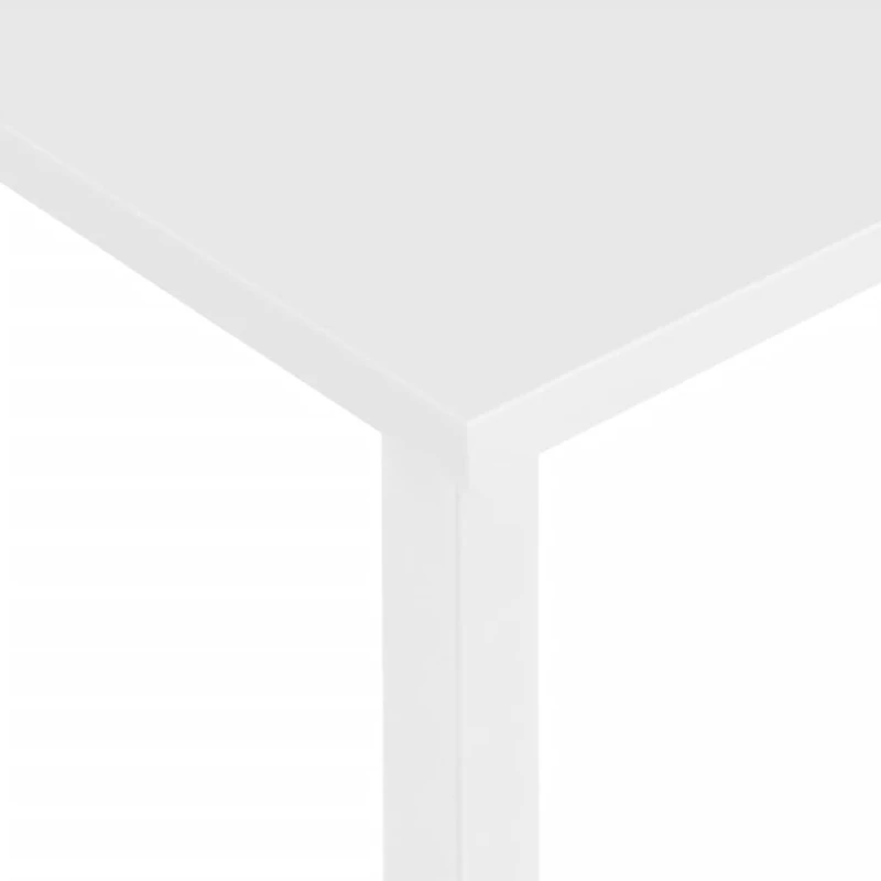 vidaXL Γραφείο Υπολογιστή Λευκό 105 x 55 x 72 εκ. από MDF και Μέταλλο N/A Λευκό