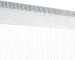 vidaXL Κουρτίνες με Κρόσσια 2 τεμ. Λευκές 100 x 250 εκ. 100 cm Λευκό