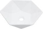 vidaXL Νιπτήρας Λευκός 41 x 36,5 x 12 εκ. Κεραμικός N/A Λευκό