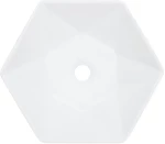 vidaXL Νιπτήρας Λευκός 41 x 36,5 x 12 εκ. Κεραμικός N/A Λευκό
