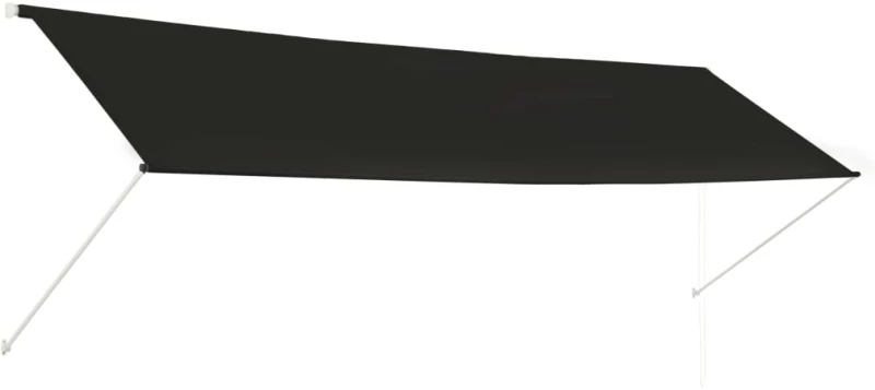 vidaXL Τέντα Συρόμενη Ανθρακί 400 x 150 εκ. 400 x 150 cm Ανθρακί