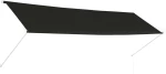 vidaXL Τέντα Συρόμενη Ανθρακί 400 x 150 εκ. 400 x 150 cm Ανθρακί