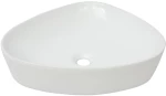 vidaXL Νιπτήρας Τριγωνικός Λευκός 50,5 x 41 x 12 εκ. Κεραμικός  Λευκό