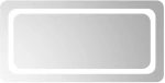 vidaXL Καθρέφτης Μπάνιου με LED 80x40 εκ. 80 x 40 cm Διαφανές