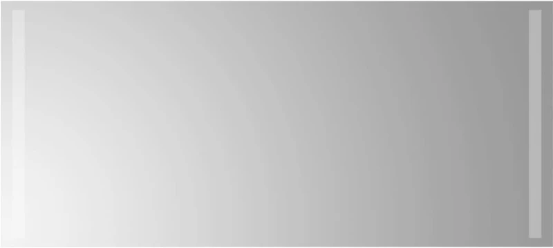 vidaXL Καθρέφτης Μπάνιου με LED 90x40 εκ. 90 x 40 cm Διαφανές