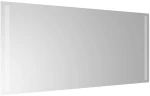 vidaXL Καθρέφτης Μπάνιου με LED 90x40 εκ. 90 x 40 cm Διαφανές