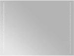 vidaXL Καθρέφτης Μπάνιου με LED 80x60 εκ. 80 x 60 cm Διαφανές