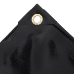 vidaXL Μουσαμάς Μαύρος 650 γρ./μ.² 5 x 6 μ. 5 x 6 m Μαύρο