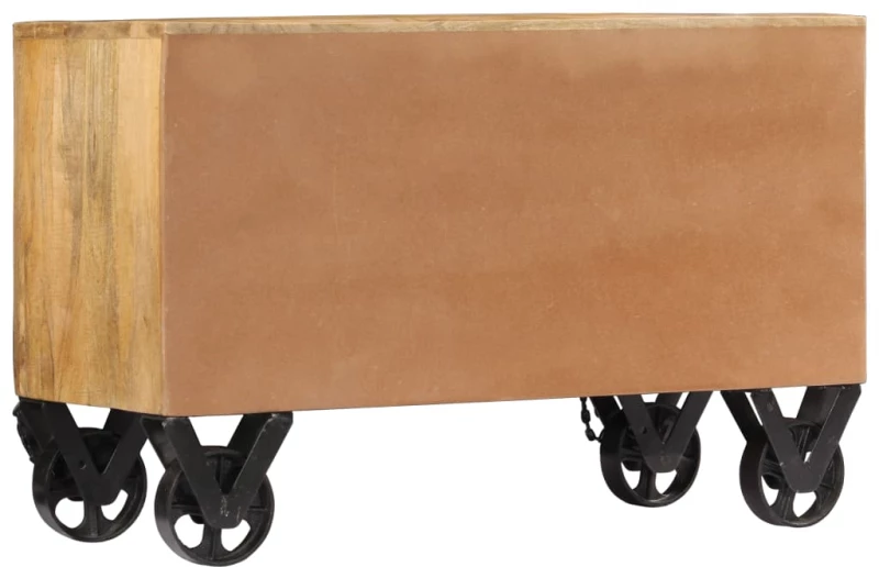 vidaXL Παπουτσοθήκη 86 x 35 x 55 εκ. από Μασίφ Ξύλο Μάνγκο  Καφέ