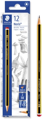 STAEDTLER ξύλινο μολύβι Noris 120-2, εξάγωνο, ΗB2, 12τμχ