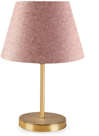 Φωτιστικό επιτραπέζιο Rosenthal Megapap ύφασμα Pvc/χρώμιο χρώμα ροζ/χρυσό 22x17x37εκ.