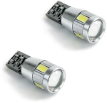 ΛΑΜΠΕΣ 6 LEDS T10 Wedge-CANBUS 12V 2 ΤΜΧ - ΑΣΠΡΟ