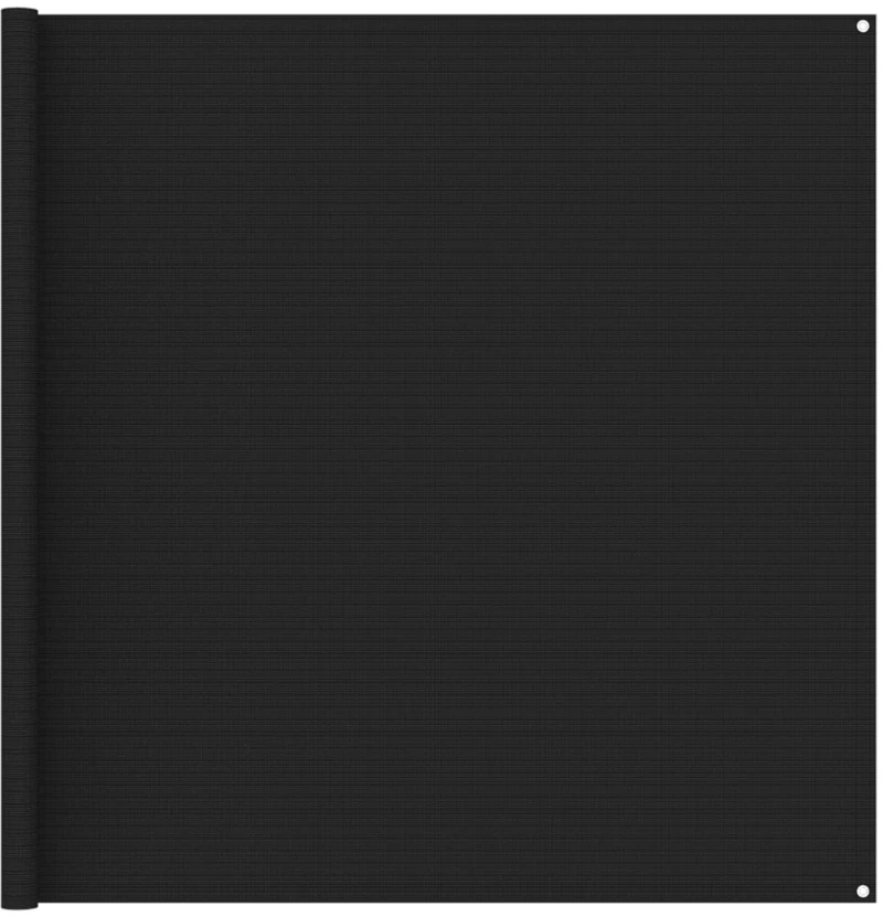 vidaXL Χαλί Σκηνής Μαύρο 200 x 400 εκ. 200 x 400 cm