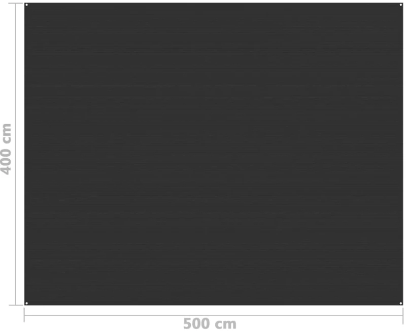 vidaXL Χαλί Σκηνής Ανθρακί 400 x 500 εκ. 400 x 500 cm