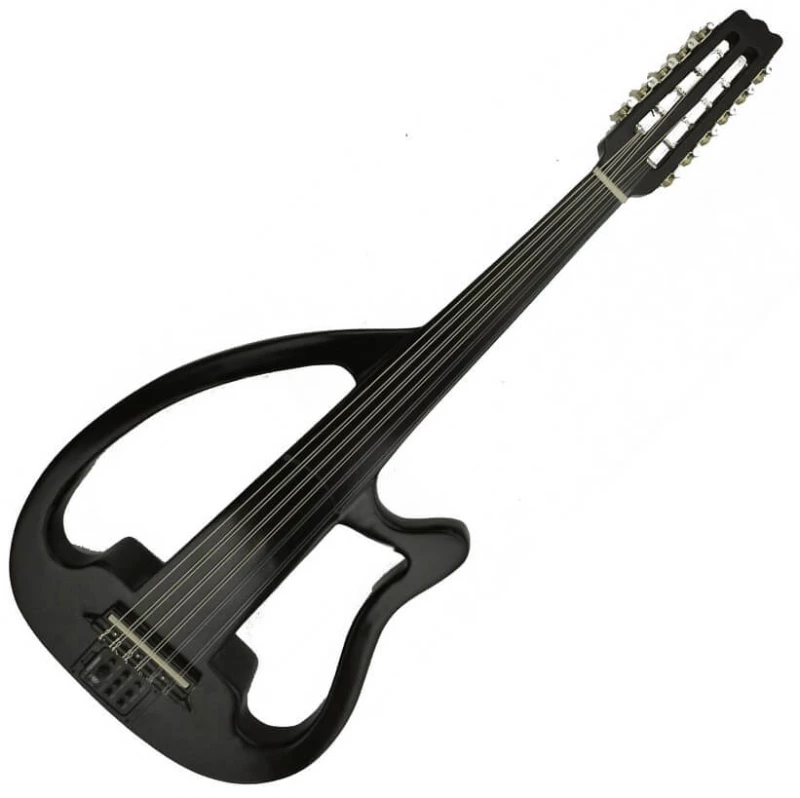 Silent Oud S-02 Black - Ούτι Χειροποίητο Μαύρο με Θήκη