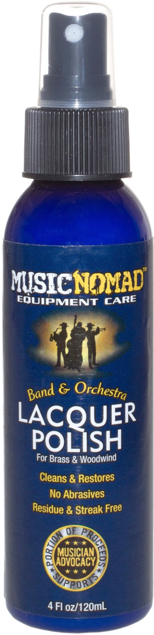 Music Nomad MN700 Lacquer Polish - Brass & Woodwind - 4 oz. (120ml)