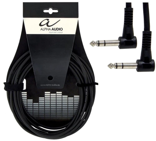 Gewa Basic Line Patch Cable, Angled Stereo - 60 cm