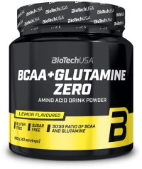 BCAA+Glutamine Zero 480g (BiotechUSA) lemon
