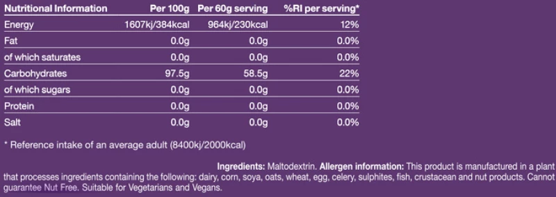 Maltodextrin 1500g (Warriorlab)