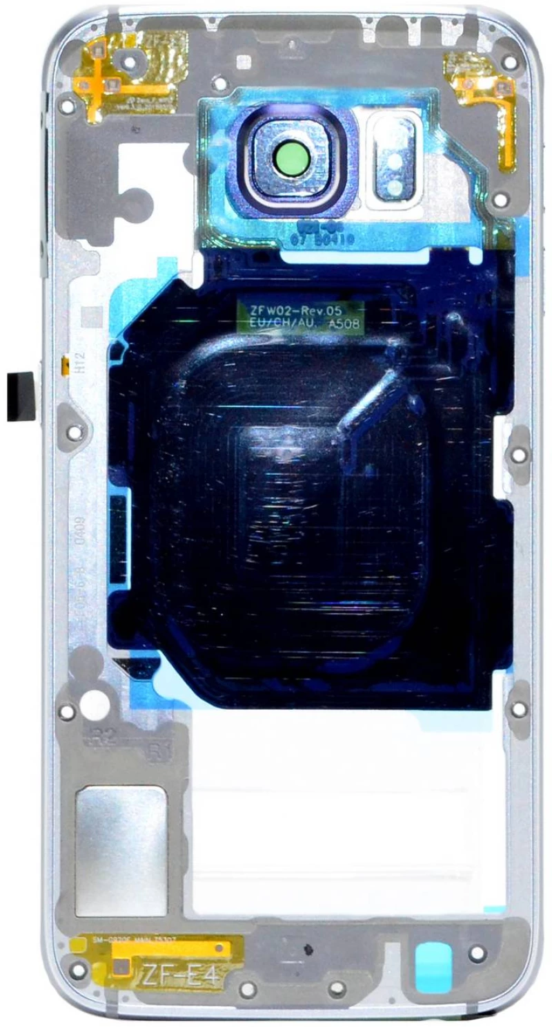 Πίσω Κάλυμμα Samsung SM-G920F Galaxy S6 Μαύρο Original GH96-08583A
