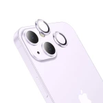 Προστασία Κάμερας Hoco 3D Metal V12 Plus για Apple iPhone 14 / iPhone 14 Plus Μωβ