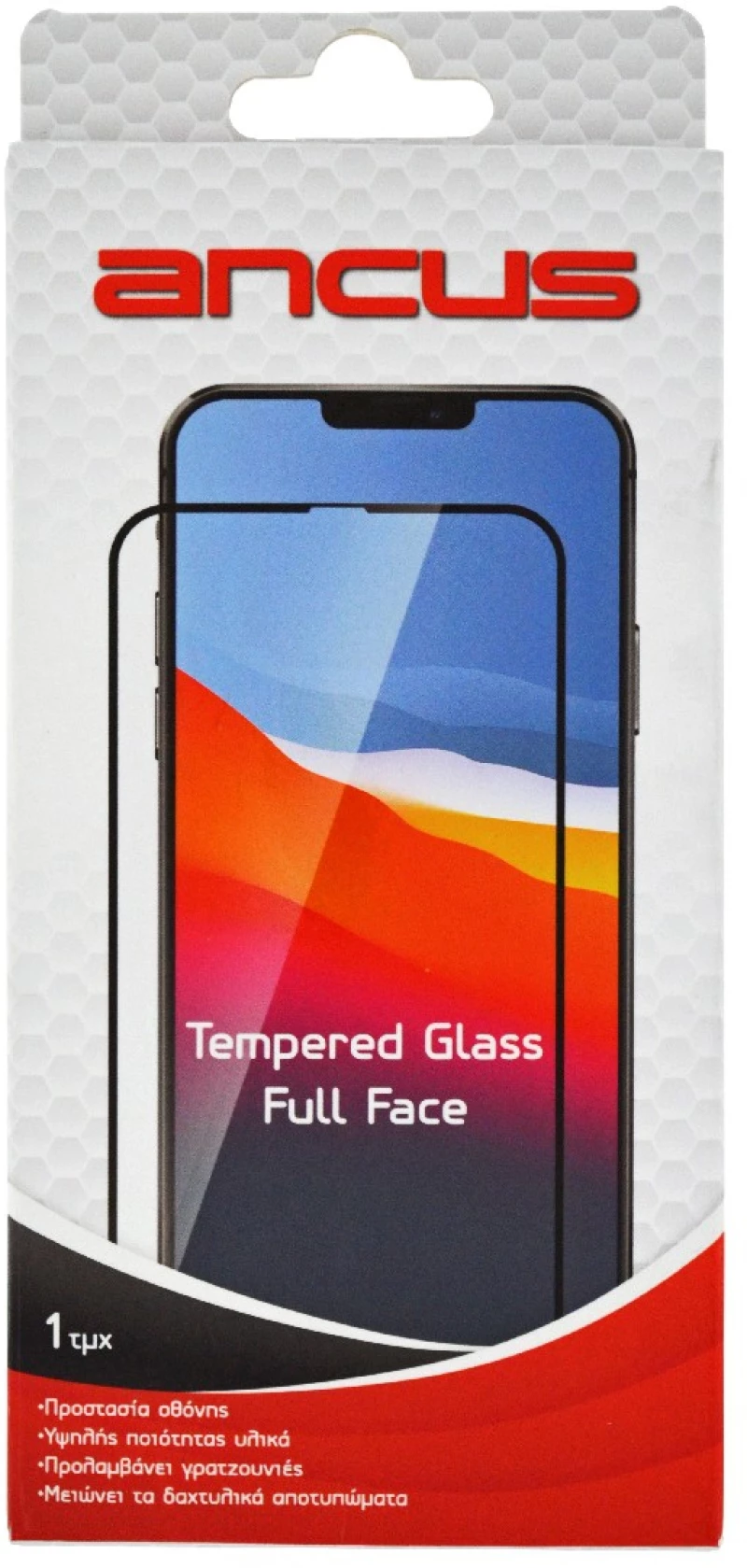 Tempered Glass Ancus Full Face Resistant Flex 9H για Xiaomi Redmi 9A / 9C / 9AT