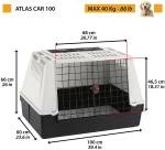 Κλουβί Μεταφοράς Ferplast Atlas Car 100 Box Μεταφοράς (100x60x66cm)