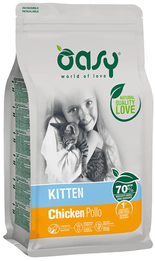 Oasy Cat Kitten Chicken 1,5kg