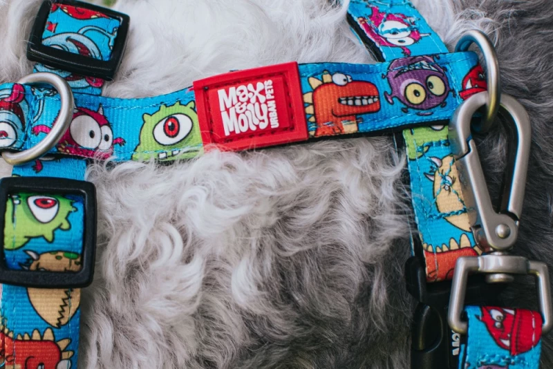 Επιστήθιο Max & Molly Little Monsters XSmall 1x32-40cm