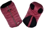 Μπουφανάκι Σκύλου Puffer Vest με Fleece Small 28cm Μπορντό