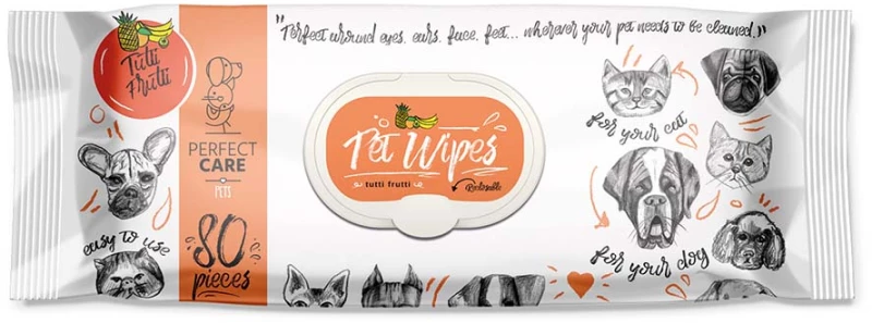 Μαντηλάκια Καθαρισμού Perfect Care Tutti Frutti 80τεμάχια