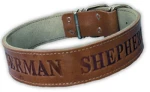 ΔΕΡΜΑΤΙΝΟ ΠΕΡΙΛΑΙΜΙΟ GERMAN SHEPHERD 4Χ66CM
