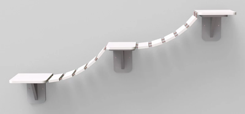 Σκάλα Αναρρίχησης τοίχου για Γάτες Trixie Climbing Ladder 150 × 30 cm