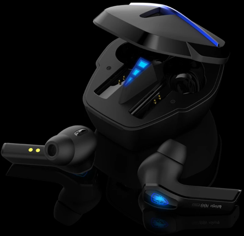 SADES gaming earphones Wings 100 Pro  θήκη φόρτισης True Wireless  μαύρα