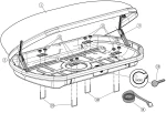 MENABO ΜΠΑΓΚΑΖΙΕΡΑ ΟΡΟΦΗΣ MARATHON 320 DARK (ΜΑΥΡΗ/ΜΑΤ) MENABO 7870/MB