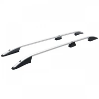Omtec FIAT PANDA 2003-2012 ΠΑΡΑΛΛΗΛΕΣ ΜΠΑΡΕΣ ΟΡΟΦΗΣ ΑΛΟΥΜΙΝΙΟΥ ΑΣΗΜΙ 2 ΤΕΜΑΧΙΑ 2501932/OM