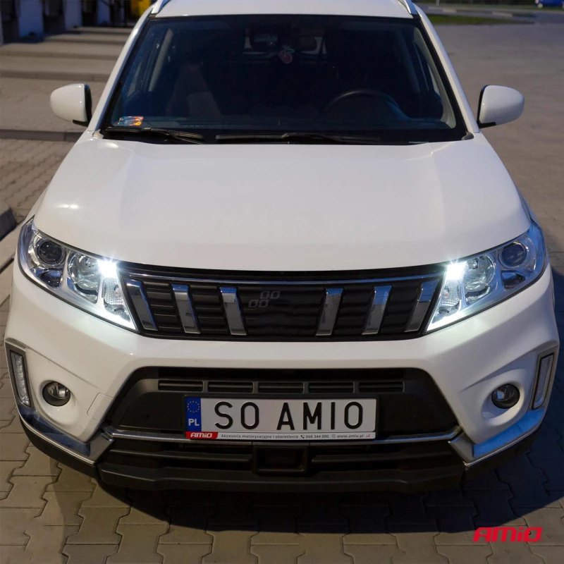 AMIO T10 12/24V W2,1x9,5d ΛΕΥΚΟ 5.600K 3SMDx2835 AMIO - 2 ΤΕΜ. 01637/AM