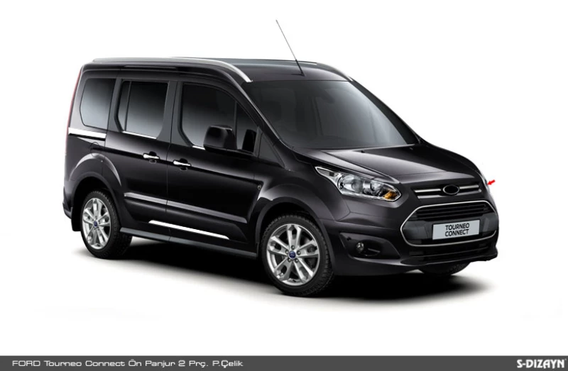 S-DIZAYN FORD TRANSIT CONNECT PANELVAN/LAV 2015+ ΔΙΑΚΟΣΜΗΤΙΚΕΣ ΓΡΙΛΙΕΣ ΜΑΣΚΑΣ ΕΜΠΡΟΣ ΧΡΩΜΙΟΥ 2ΤΕΜ 5921180/SD