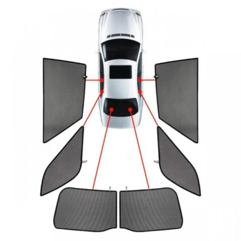 CarShades CITROEN C3 5D 2016+ ΚΟΥΡΤΙΝΑΚΙΑ ΜΑΡΚΕ CAR SHADES - 6 ΤΕΜ. PVC.CIT-C3-5-C