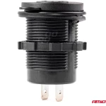 AMIO ΠΡΙΖΑ ΜΕ 2 ΘΥΡΕΣ USB 12/24V 3.0A Φ37mmX51mm QUICK CHARGE MOD-05 02855/AM