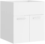 vidaXL Ντουλάπι Νιπτήρα Λευκό 41 x 38,5 x 46 εκ. από Μοριοσανίδα N/A Λευκό